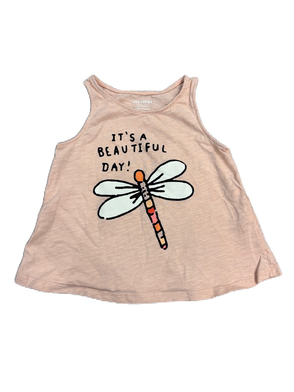 Joe Fresh Pink Dragonfly Graphic Tank - Size 5